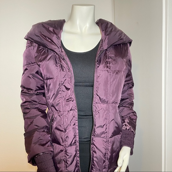 7 FOR ALL MANKIND Small Purple Puffer Jacket - Picture 3 of 16